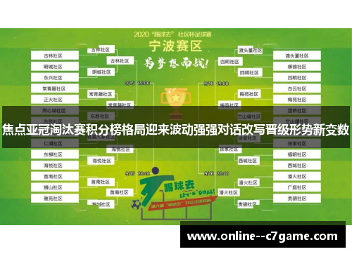 焦点亚冠淘汰赛积分榜格局迎来波动强强对话改写晋级形势新变数
